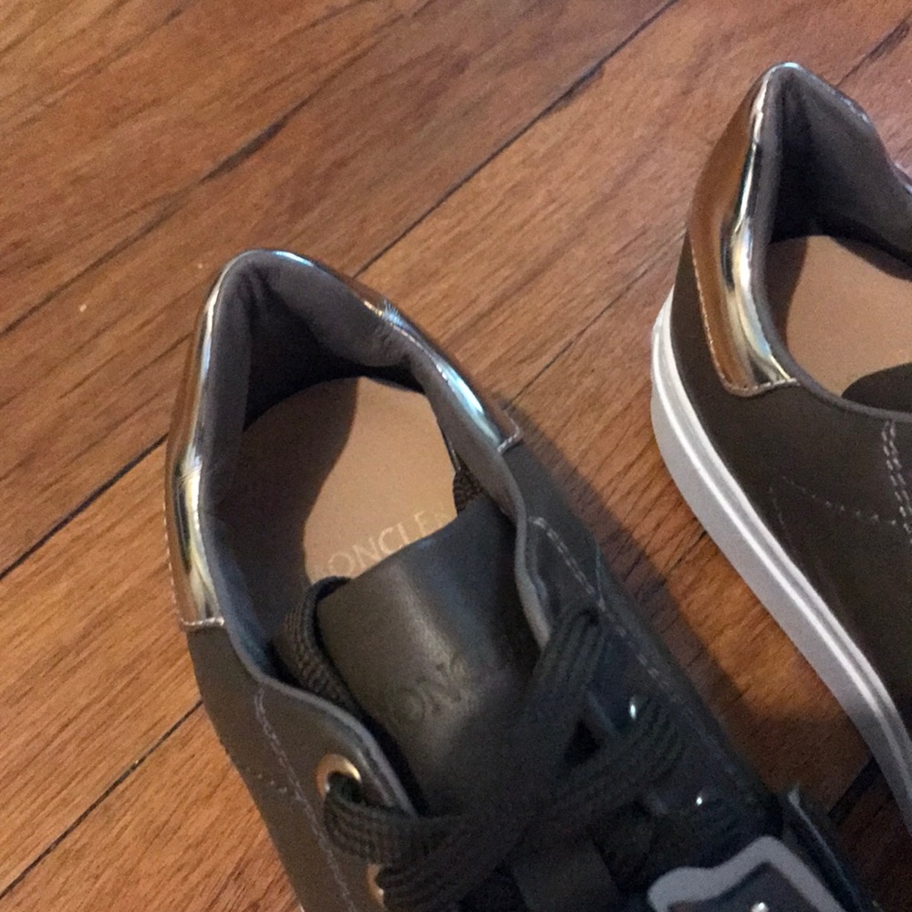 NWT Women Moncler Lenny Sneaker in Olive Green 37 - Picture 2 of 5